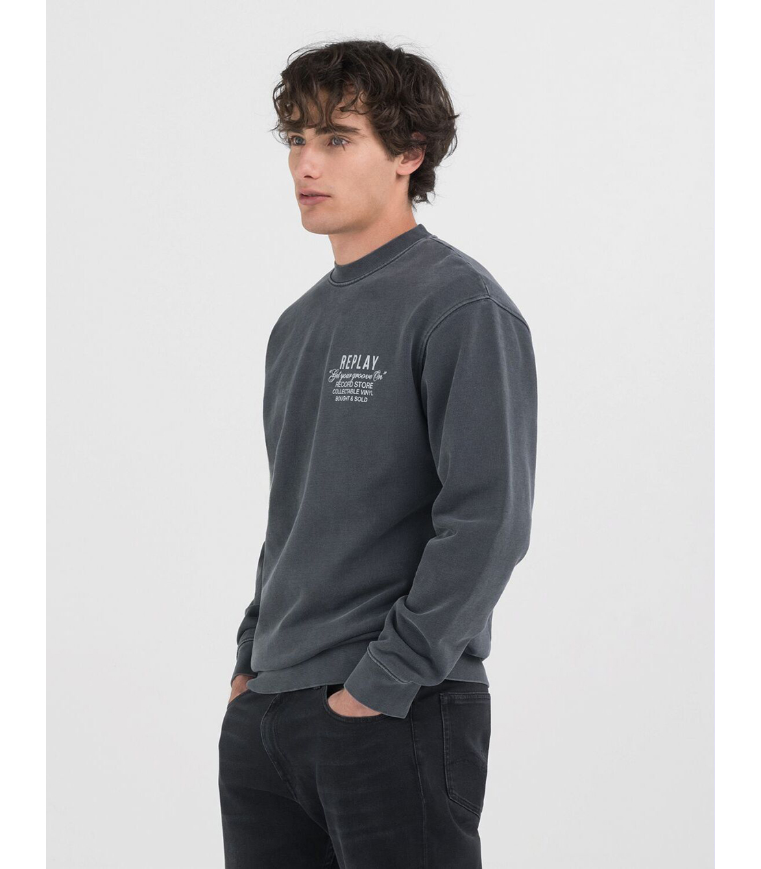 バックプリントガーメントダイ コットンフリース 詳細画像 ブラックボード 2